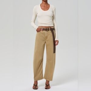 NEW $368 Citizens of Humanity Miro Pants In Heirloom Size 25